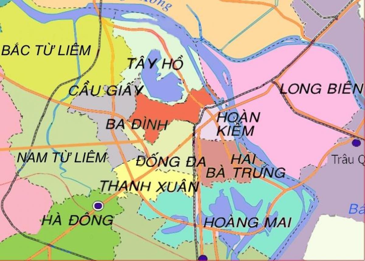 Kat jeyografik nan dong ha distri hanoi