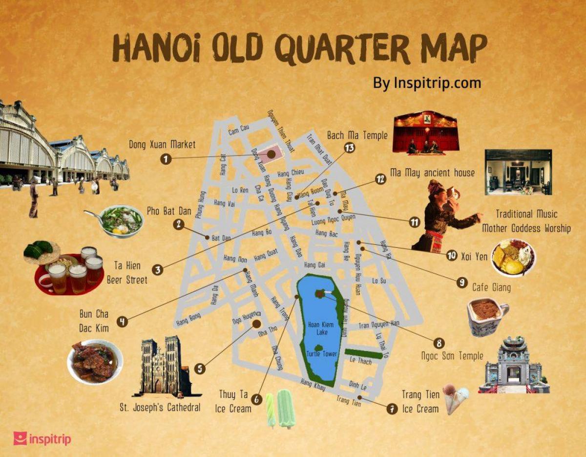 lari kat jeyografik fin vye granmoun nan hanoi