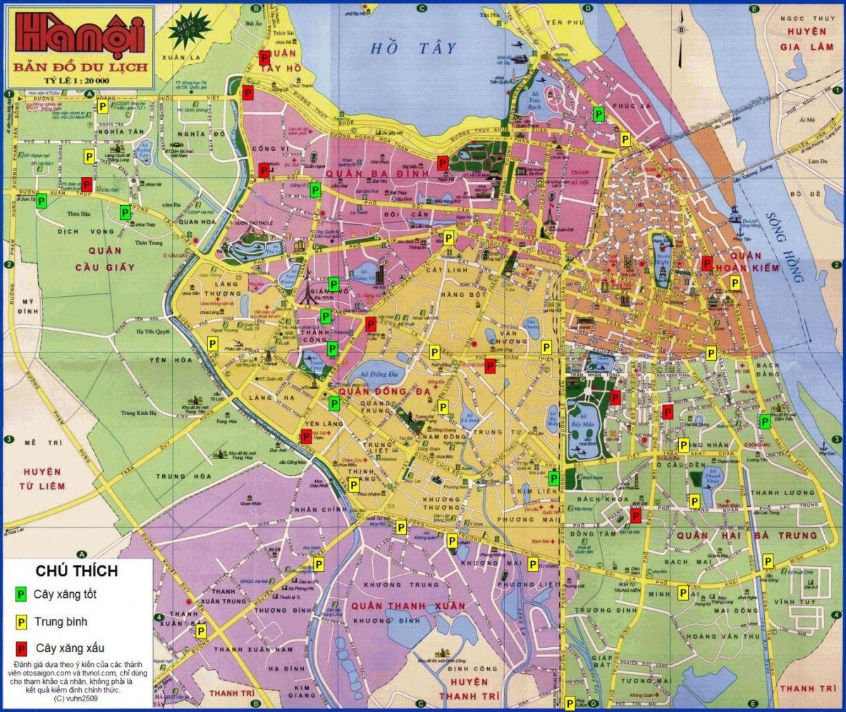 hanoi sou kat jeyografik la